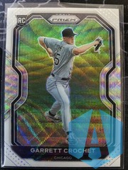 2021 Panini Prizm Garrett Crochet #45 White Wave RC Chicago White Sox